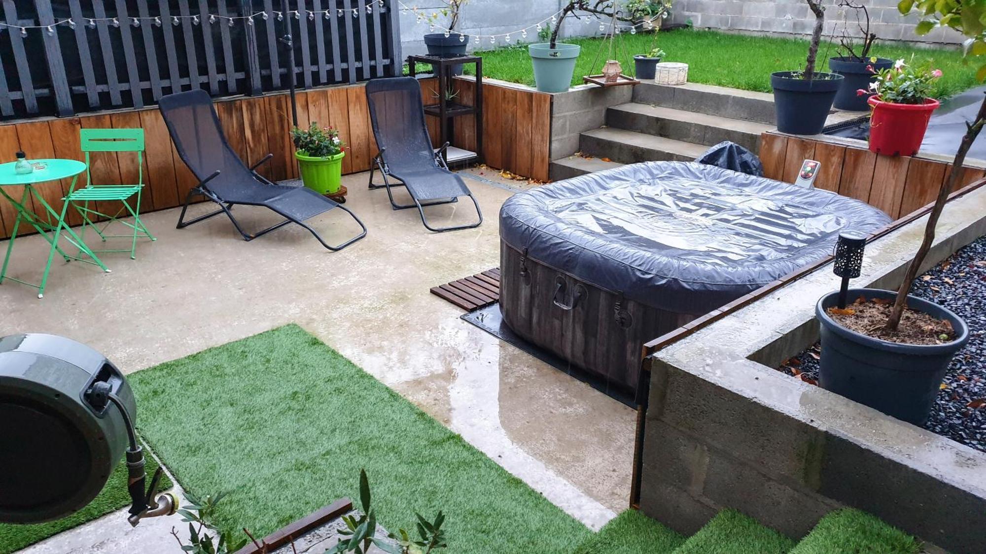 Gary Suite - Studio Cosy, Spa Et Jardin Privatif A 4 Min De Cambrai Awoingt Exteriör bild