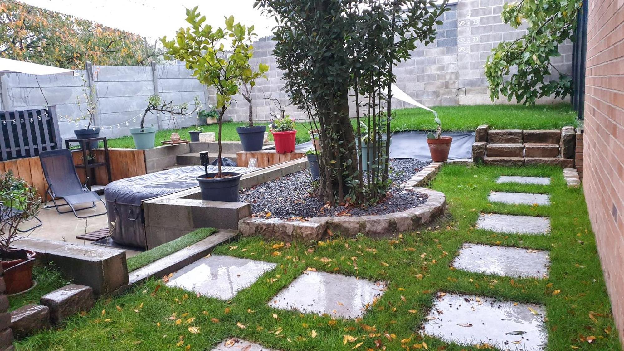 Gary Suite - Studio Cosy, Spa Et Jardin Privatif A 4 Min De Cambrai Awoingt Exteriör bild