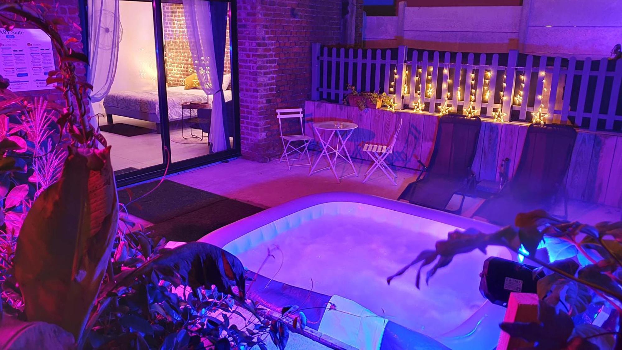 Gary Suite - Studio Cosy, Spa Et Jardin Privatif A 4 Min De Cambrai Awoingt Exteriör bild