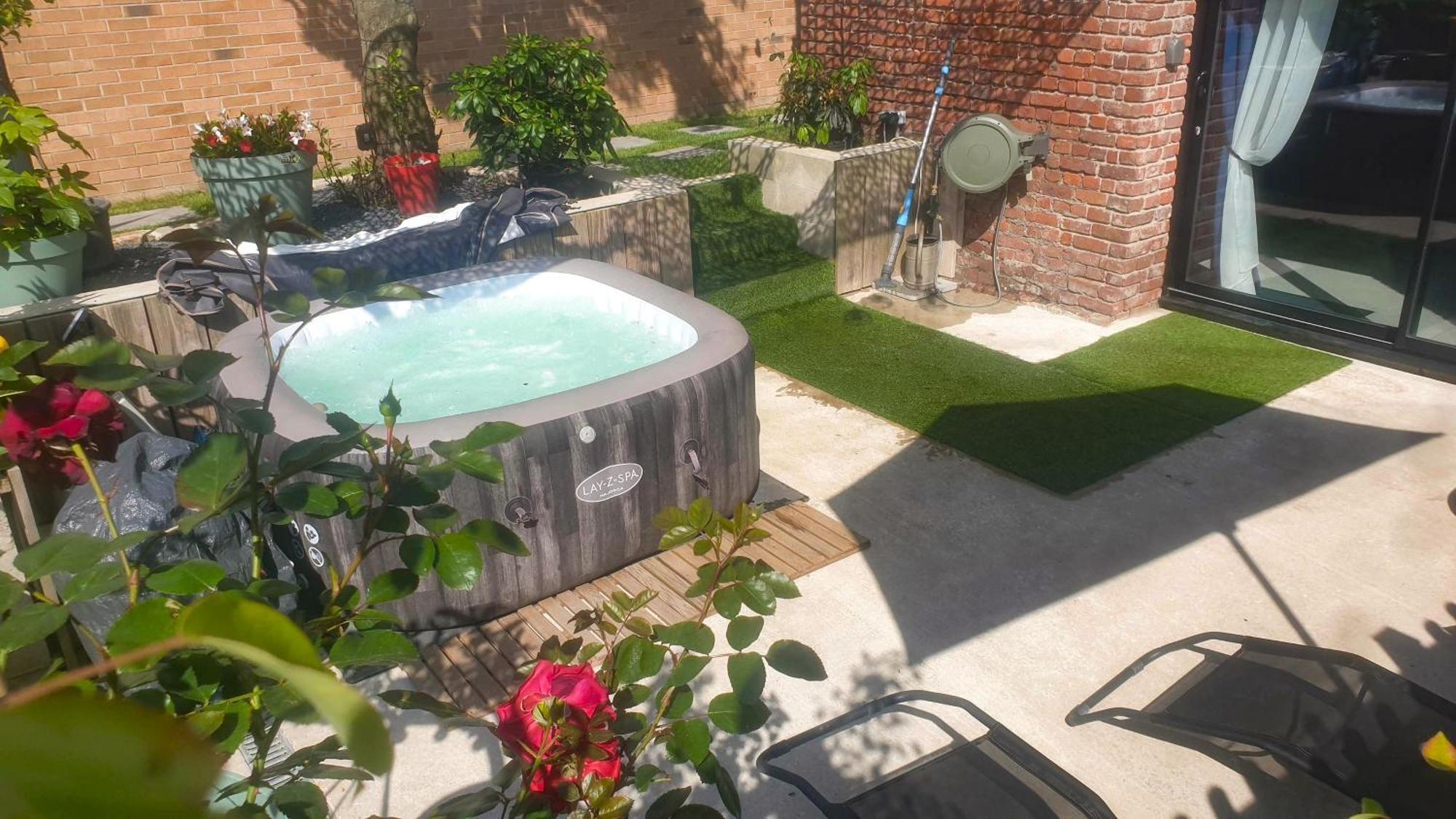 Gary Suite - Studio Cosy, Spa Et Jardin Privatif A 4 Min De Cambrai Awoingt Exteriör bild
